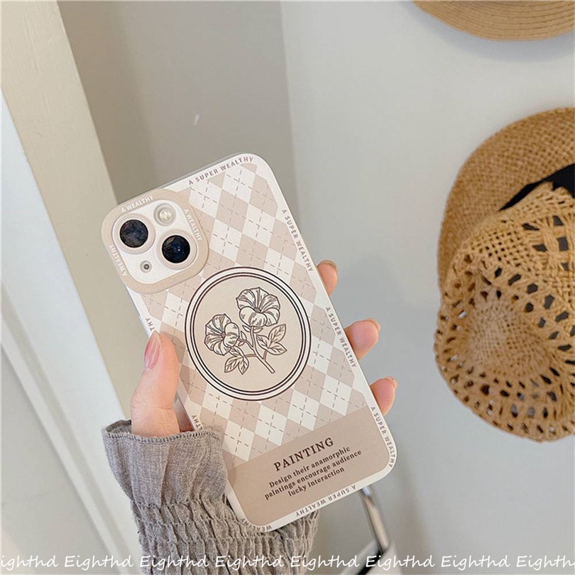 Ốp Điện Thoại Silicone Mềm Chống Sốc In Hình Hoa Tulip Cho iPhone 13 12 11 Pro Max X XR Xs Max 6 7 8 Plus SE 2020