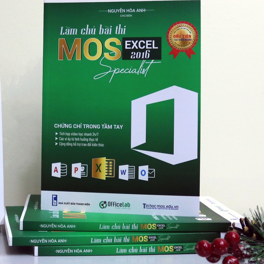 Giáo trình làm chủ bài thi MOS Excel 2016 Specialist | BigBuy360 - bigbuy360.vn