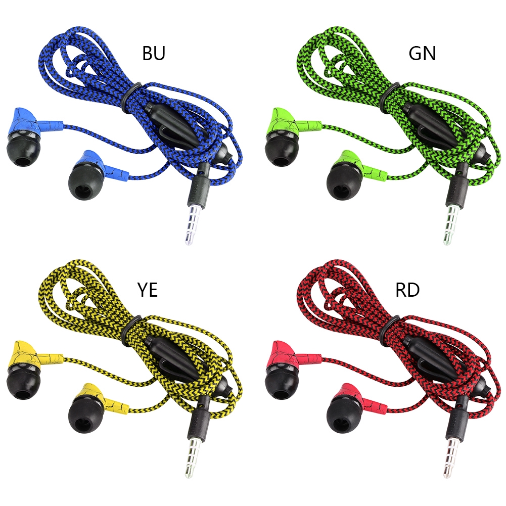 Tai nghe nhét tai có dây giắc cắm 3.5mm cho điện thoại
