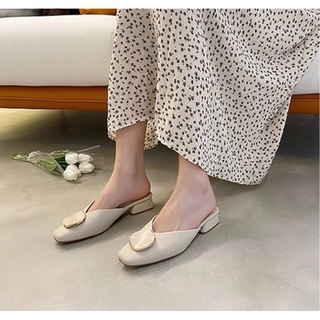 Giày sục da mềm 2p-Bunny Shoes(K191)