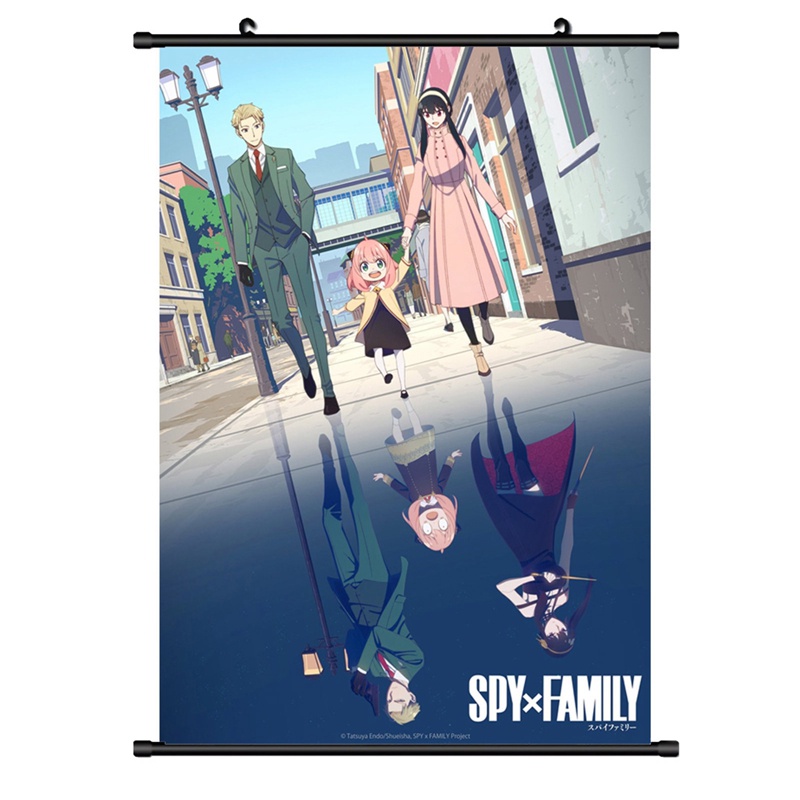 Poster Dán Tường Trang Trí In Hình Nhân Vật Anime Spy X Family Phong Cách Vintage