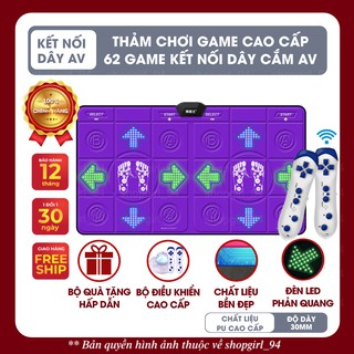 Thảm chơi game cao cấp 62 trò chơi kèm các phụ kiện đầy đủ: nhảy audition, hoa quả, yoga,....(có LED và không LED)