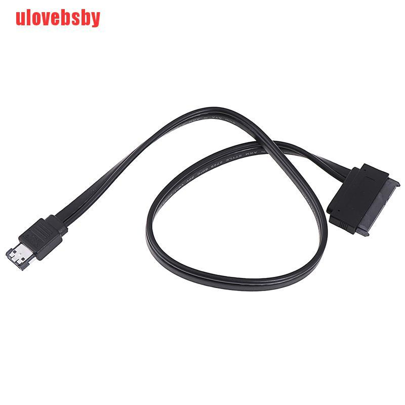 [ulovebsby]Power esata usb 2.0 5v 12v combo to 2.5'' 3.5'' 22pin sata hdd adapter cable