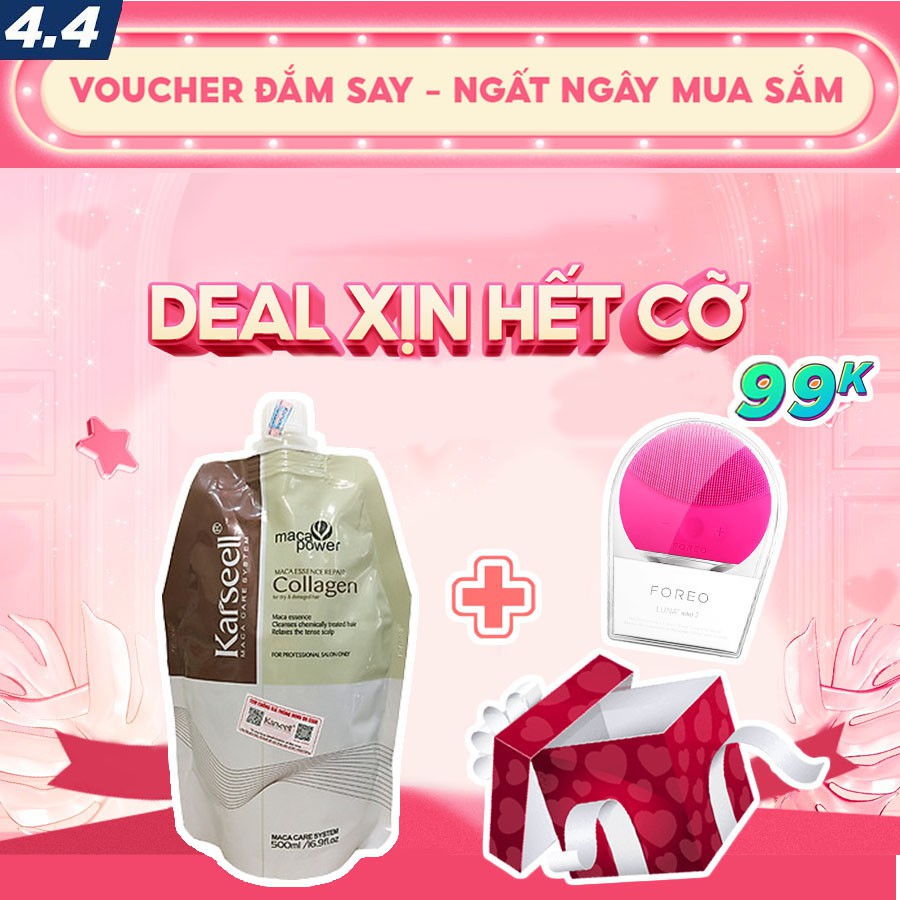 [𝐌𝐮𝐚 𝐤è𝐦 𝐫ẻ 𝐡ơ𝐧] - Ủ tóc collagen Karseell 500ml - siêu mượt phục hồi tóc hư tổn | BigBuy360 - bigbuy360.vn