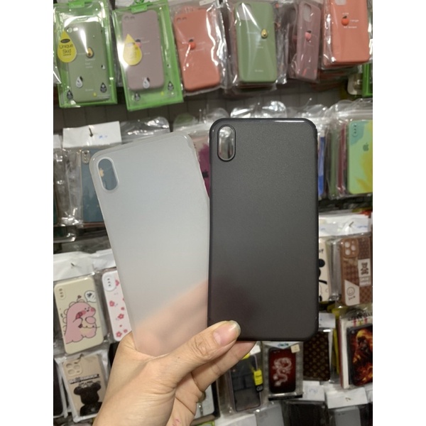 Ốp nhựa mỏng nhám chống vân tay iphone X , Xs, Xs max