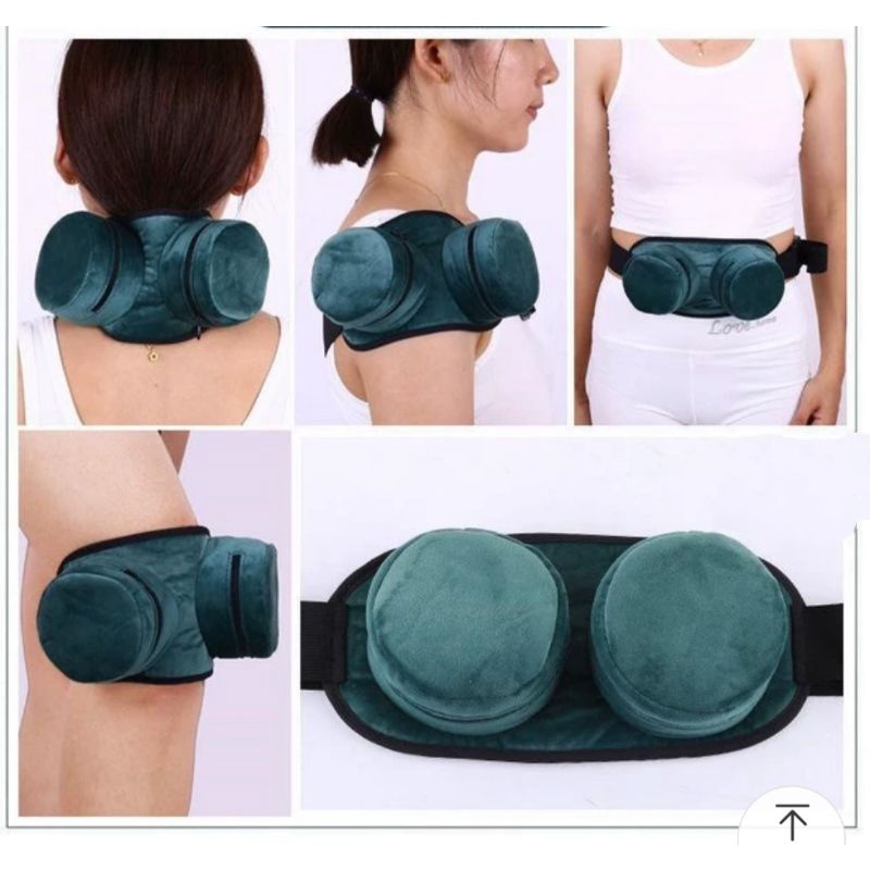 Đai xông ngải cứu kèm lư đồng. Đai chườm ấm cứu ngải.Ngải đoạn 108 viên