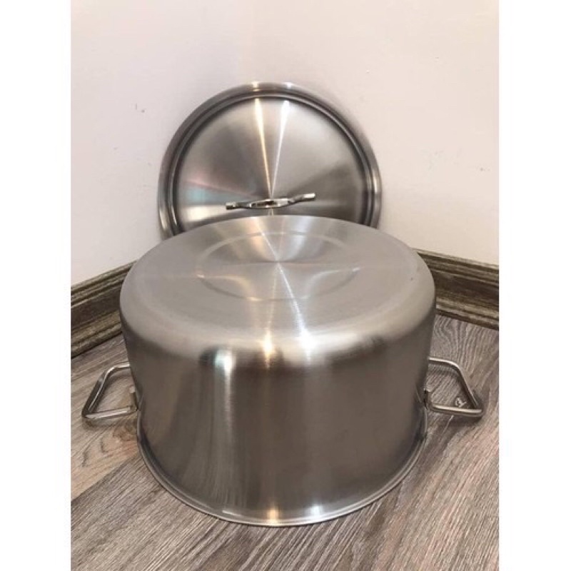 NỒI LUỘC GÀ INOX CAO CẤP HT COOK size 28,30,32CM DUNG TÍCH TRÊN 8 LÍT hàng chính hãng giá tốt