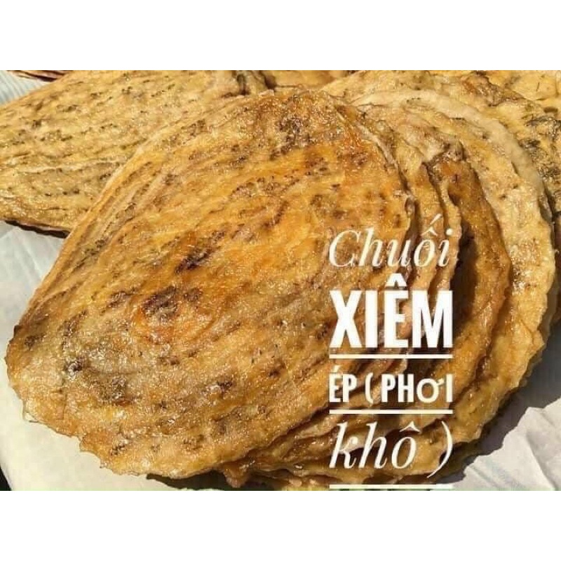 CHUỐI SỨ ÉP PHƠI KHÔ TÚI 500gr