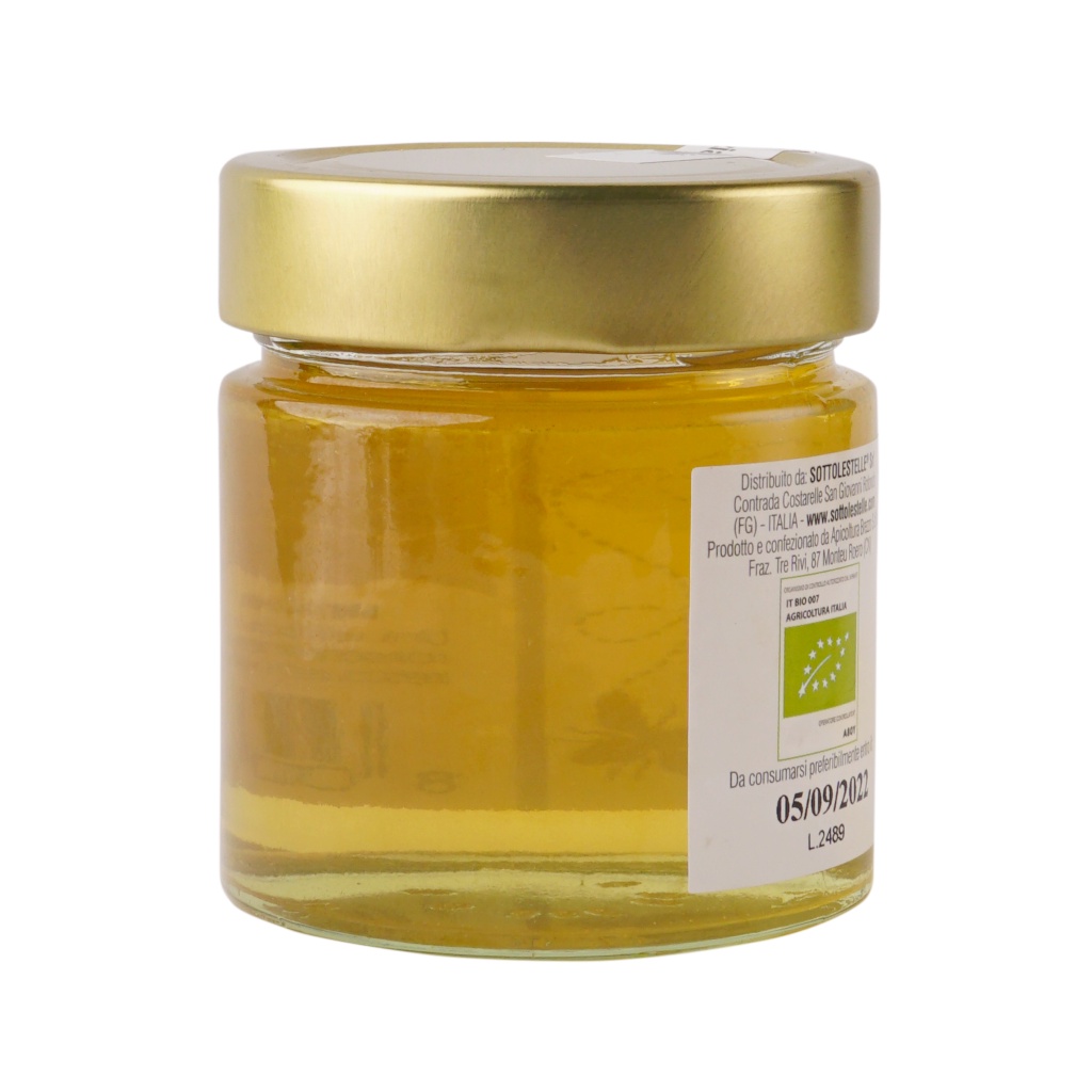 Mật Ong Hoa Keo Acacia Hữu Cơ 280g Sottolestelle Organic Acacia Honey