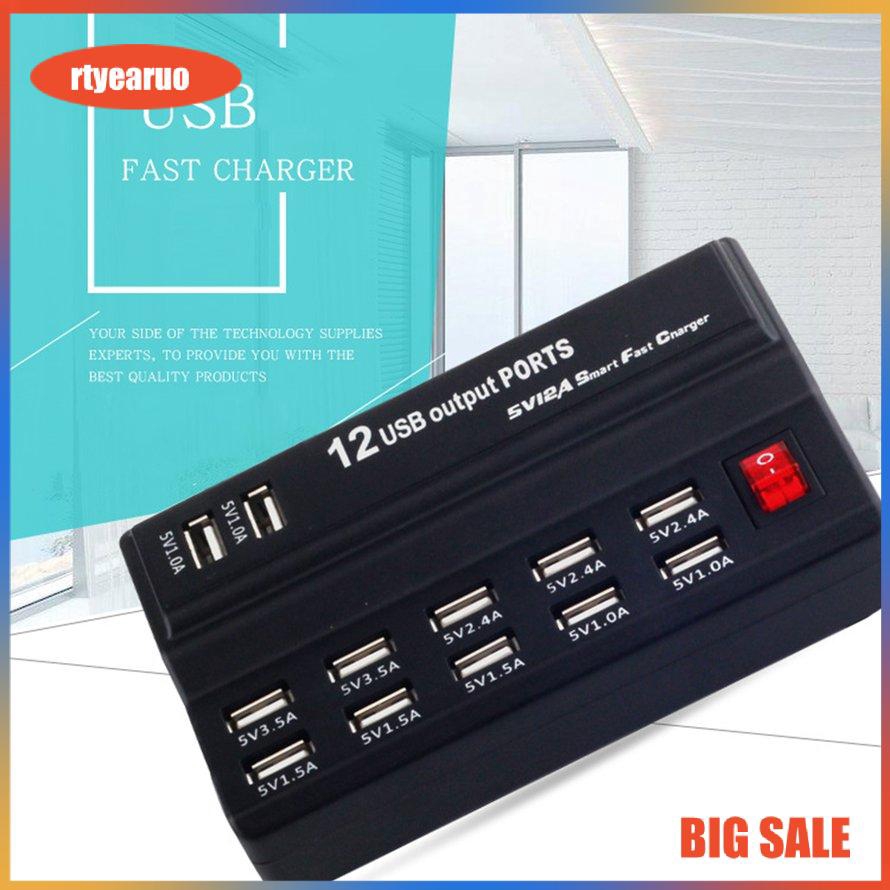 Bộ Chia 10 Cổng Usb Ac Sang Dc