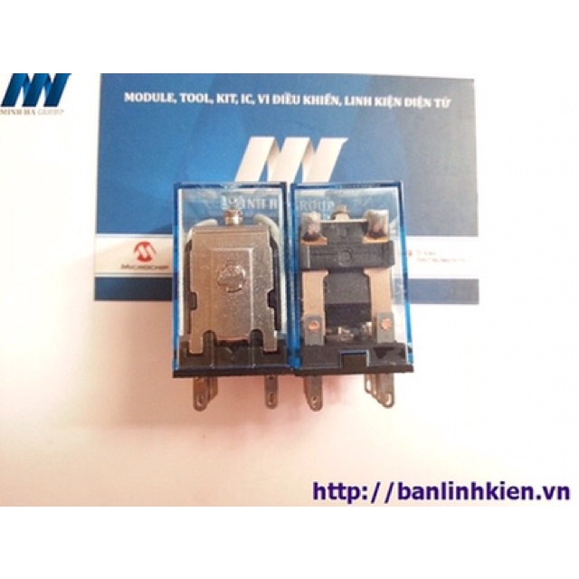 Rơ le (relay) trung gian omron 12V, 24V, 220V, 380V 8 chân MY2