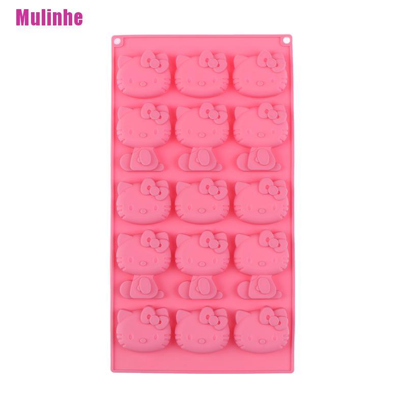 Khuôn Silicone Tạo Hình Làm Bánh Kẹo Hình Mèo