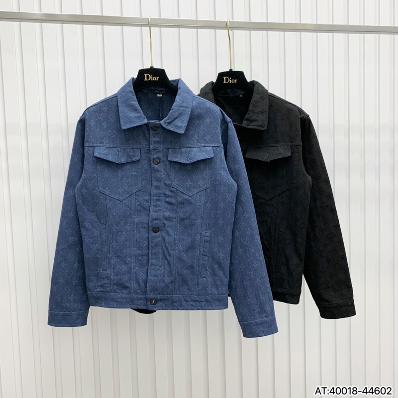 Khoác LV vải bò cực dày dặn