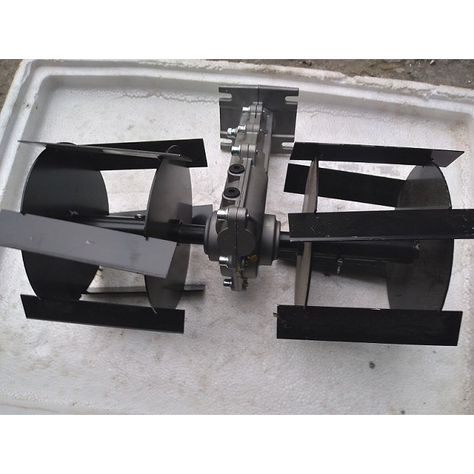 Đầu xới đất lắp cho máy cắt cỏ loại 9 khía lỗ trục phi 26mm