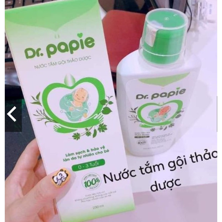 Nước Tắm Gội Thảo Dược Dr Papie