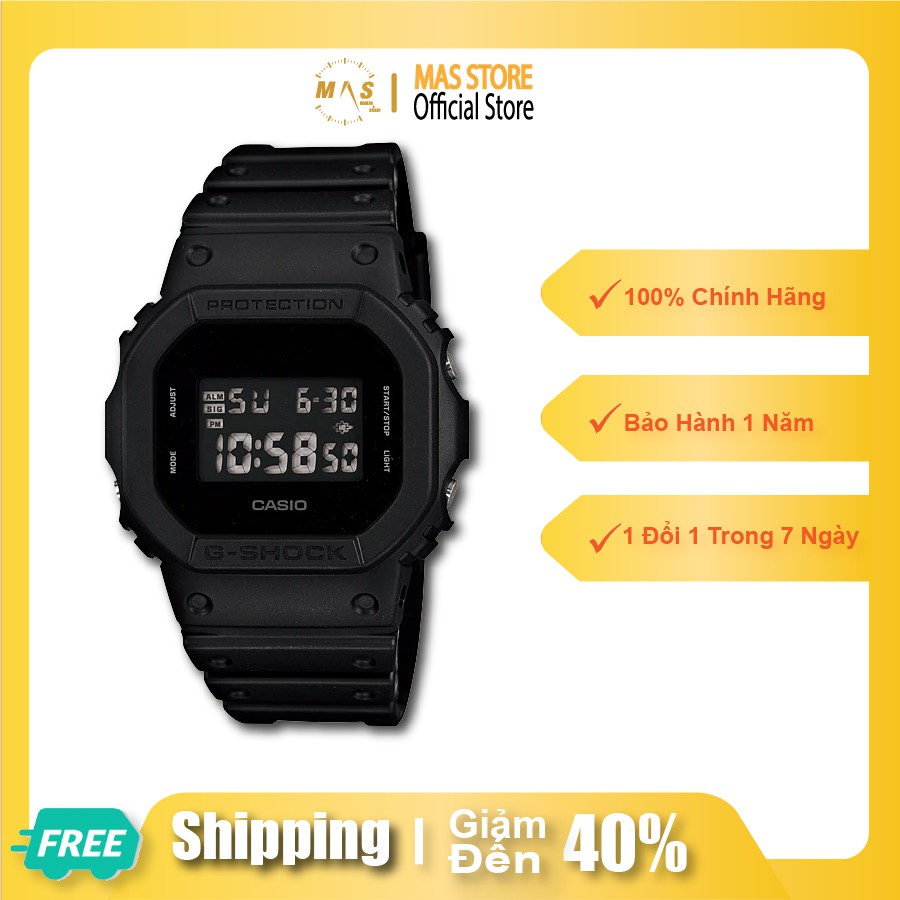 Đồng Hồ Nam Chính Hãng - G-SHOCK DW-5600BB-1