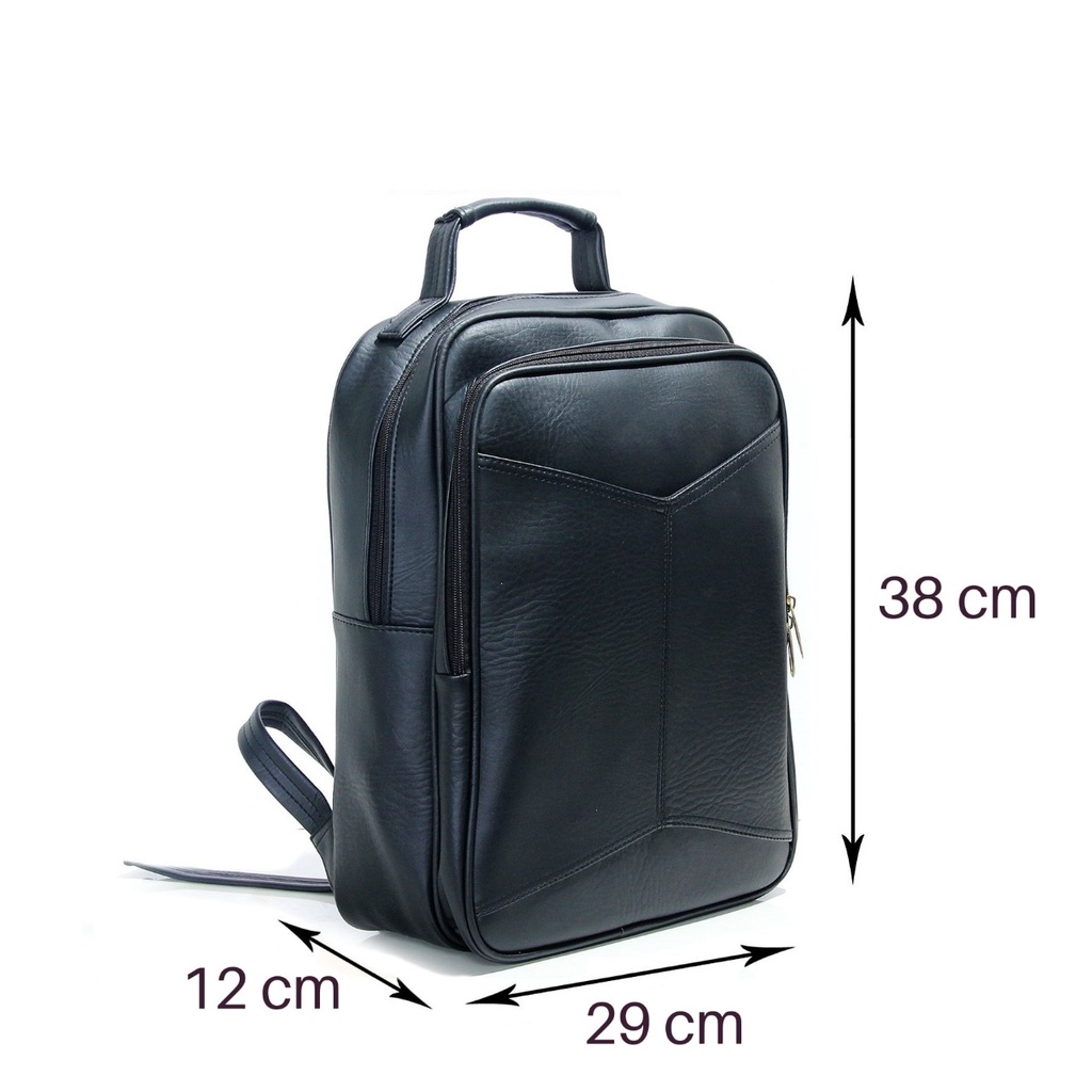 Balo da nam nữ đựng laptop, ba lô công sở Zenka nhiều ngăn sang trọng thanh lịch_ZBL02_3