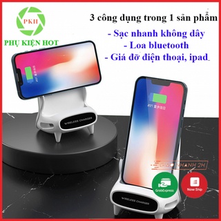 Loa đứng để bàn M111 15W- Đế sạc không dây cho iphone, androids, máy tính bảng 4,5-11 inch