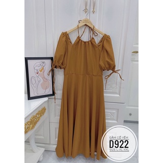 Bigsize Đầm maxi cổ yếm D922
