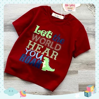 ÁO THUN BÉ TRAI  DỄ THƯƠNG HÀNG SHOP XIN CHO BÉ 8-38KG