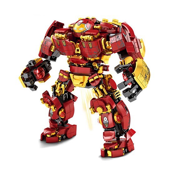 (CÓ SẴN) đồ chơi lắp ráp mô hình super hero LY 76015 Bộ Giáp Iron Man