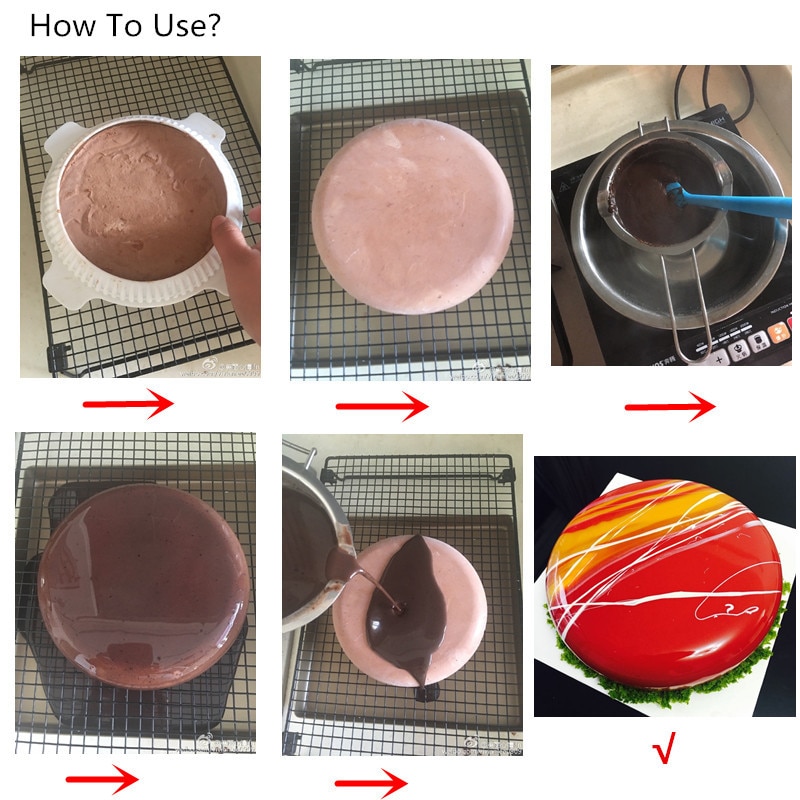 Khuôn Silicone Làm Bánh Kem Hình Tròn Tiện dụng