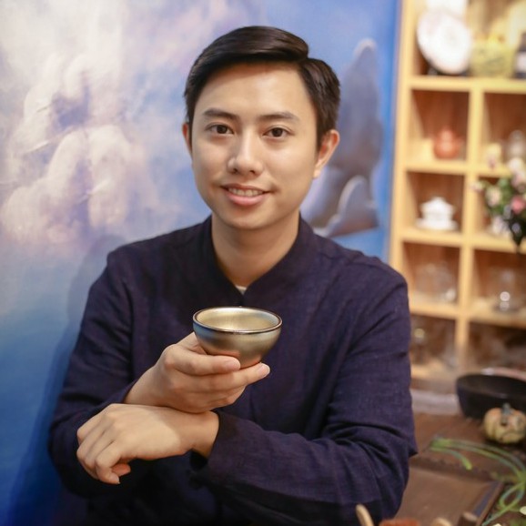 Chén Thiên mục men bóng, chén trà chủ, chén thiên mục, chén uống trà,, trà đạo, ấm trà tử sa.