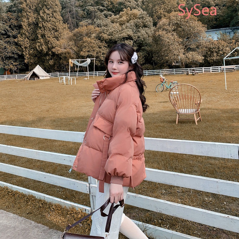 Áo Khoác Cotton Dáng Rộng Thời Trang Mùa Đông Hàn Quốc Dành Cho Nữ