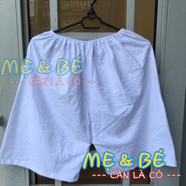 BỘ QUẦN ÁO SÁT NÁCH COTTON TRẮNG MẶC MÁT CHO BÉ