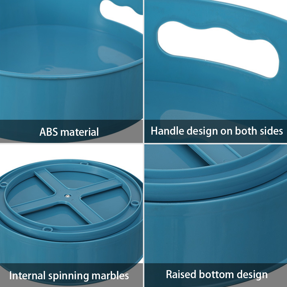 Khay đựng đồ dùng/ gia vị để bàn đa năng xoay 360 độ