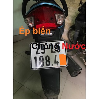 Ép biển xe máy chống nước - Tự ép dễ dàng tại nhà