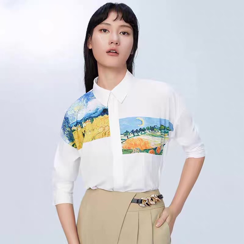 Áo sơ mi hoạ tiết Lily