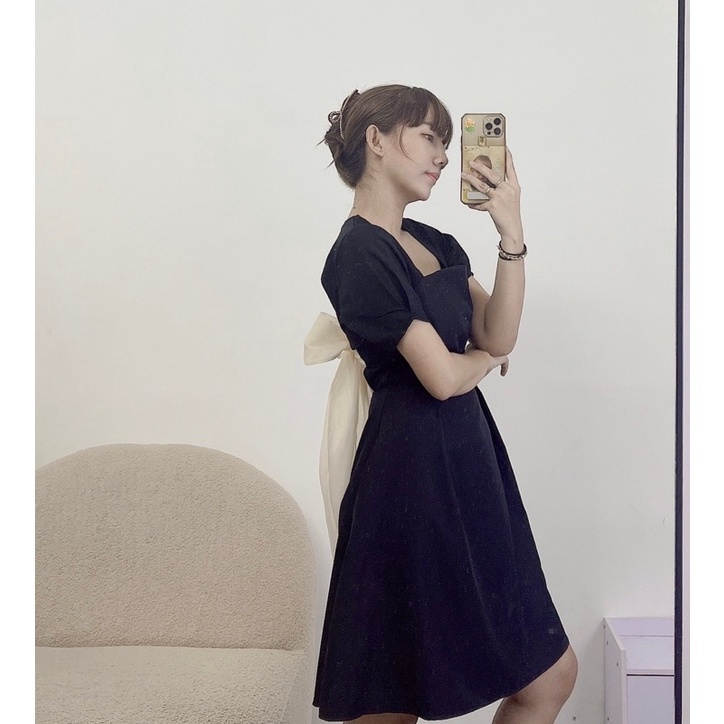 Đầm lana nơ lưng ❤️ Kt65