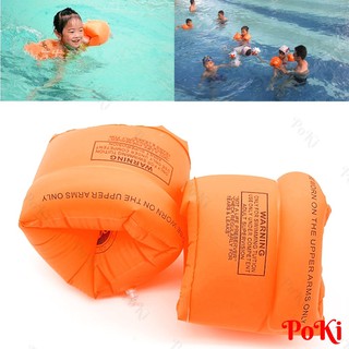 Phao bơi trẻ em đeo tay màu CAM - Bộ 2 chiếc giành cho người tập bơi - POKI