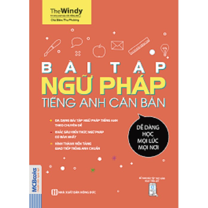 Sách - Bài Tập Ngữ Pháp Tiếng Anh Căn Bản (Bìa Cam)