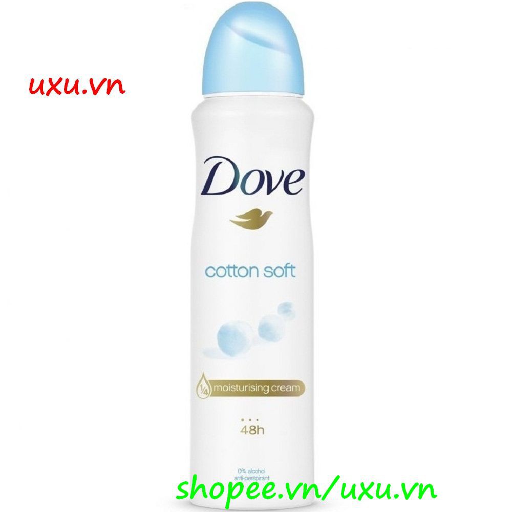 Xịt Khử Mùi Nữ Dove 150ml Cotton Soft, Với uxu.vn Tất Cả Là Chính Hãng.