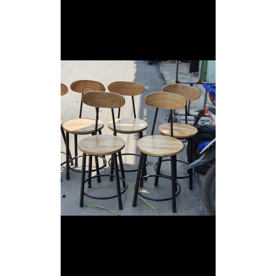 Ghế sắt quầy ba cao giá rẻ