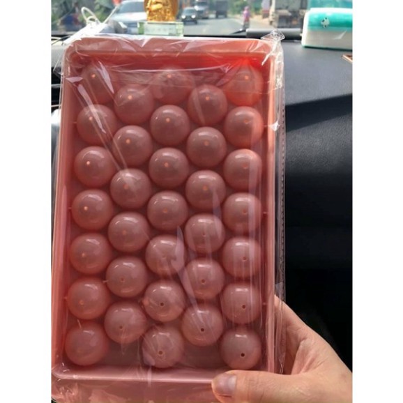 KHAY LÀM ĐÁ TRÒN 2 MẶT 33 viên