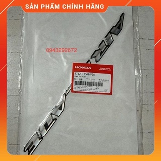 Tem chữ nổi honda air blade 110 fi 2010