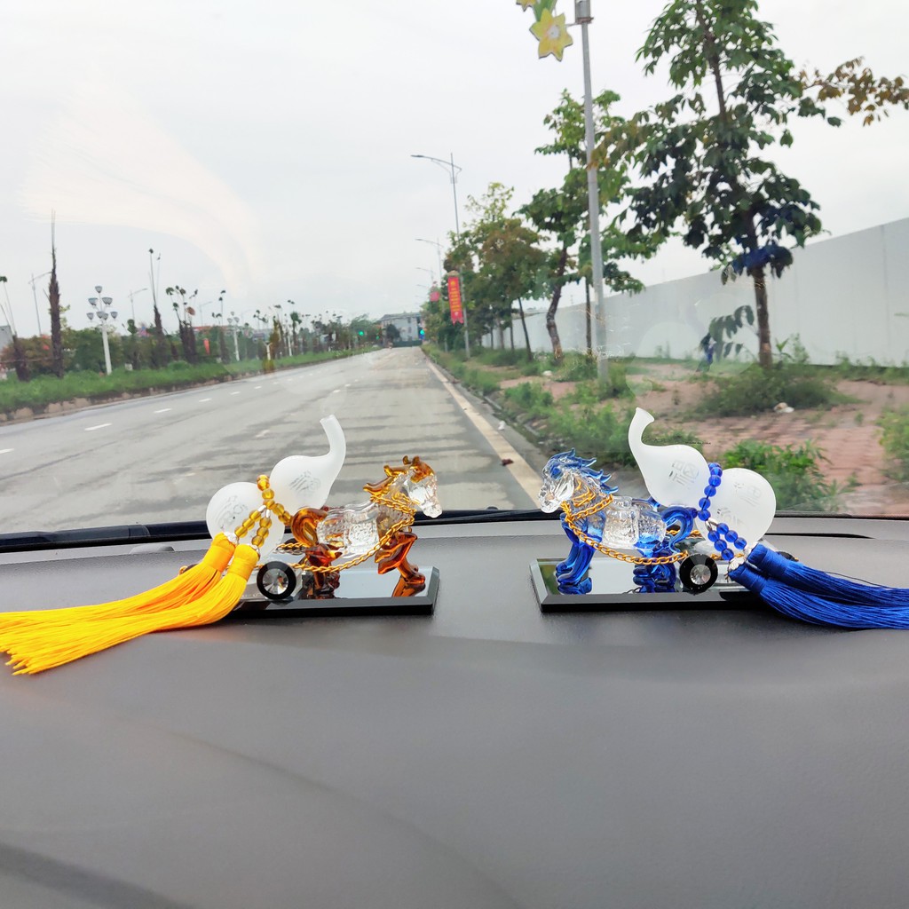 Tượng song mã kéo hồ lô | BigBuy360 - bigbuy360.vn