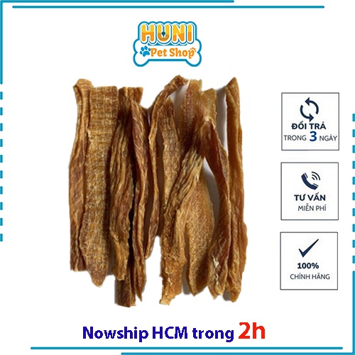 Miếng Gà Sấy Cho Chó - snack bánh thưởng cho chó Doggyman Huni petshop