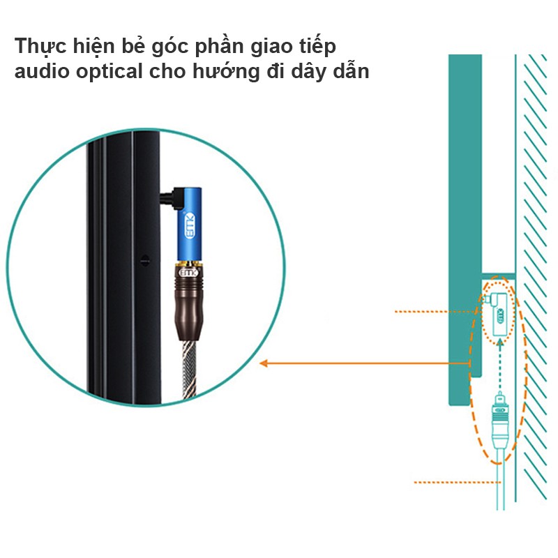 Đầu đổi 3.5mm toslink sang optical - 3.5mm digital to optical audio converter
