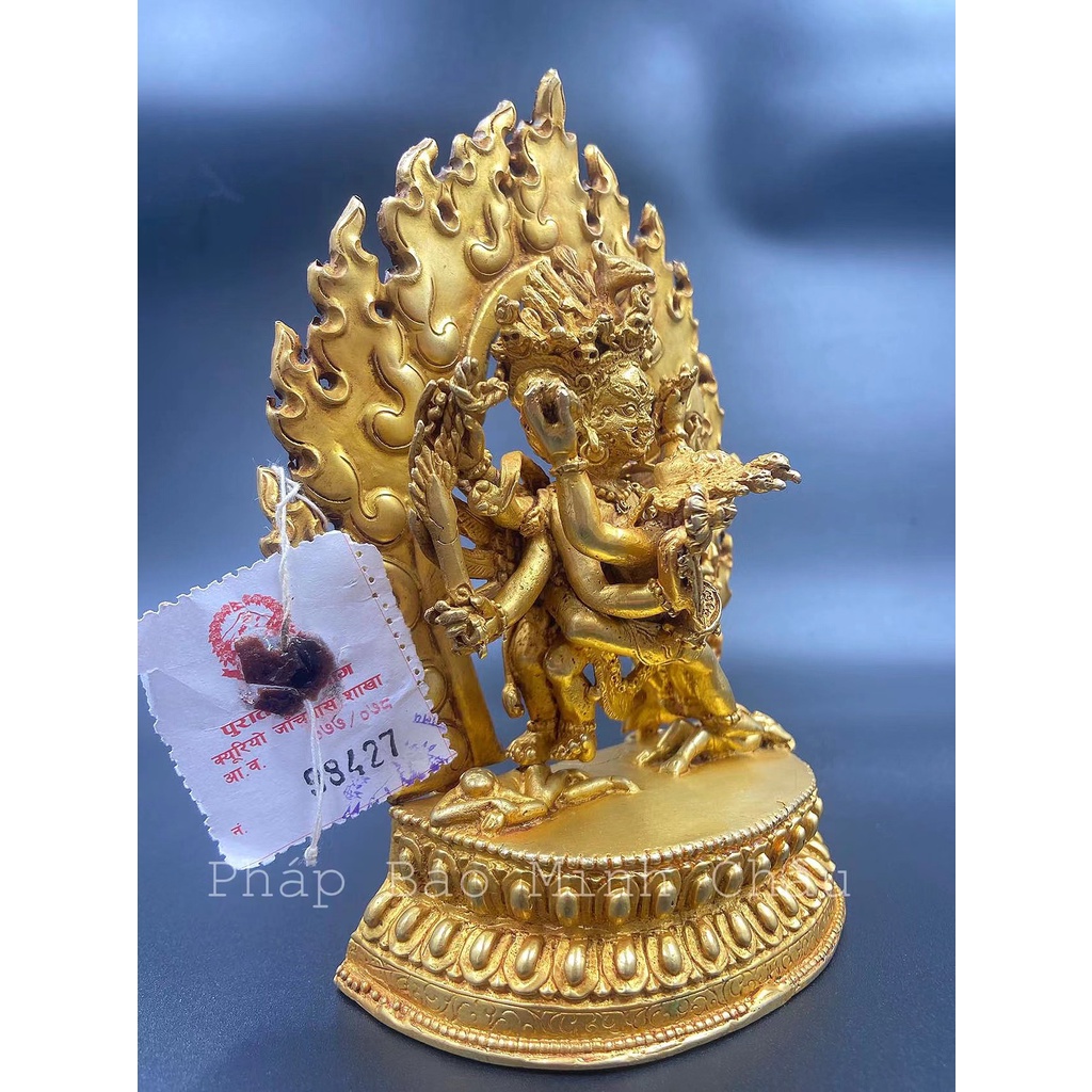 [PBMC]Tượng đồng Nepal Mã Đầu Minh Vương 16cm (Pho)