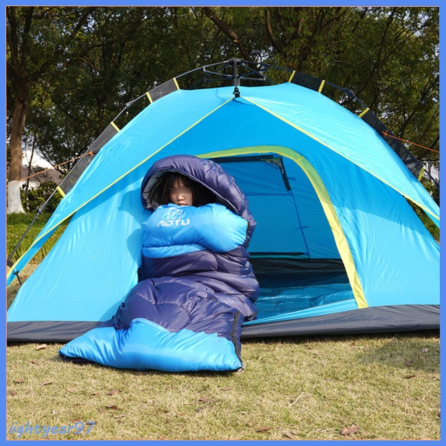Túi Ngủ Cắm Trại Siêu Nhẹ Chống Thấm Nước Chống Rách Giữ Ấm Tiện Dụng