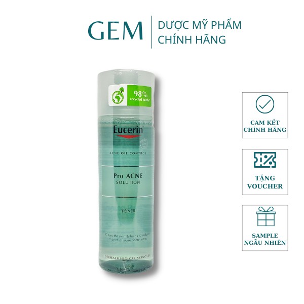 Nước hoa hồng EUCERIN ProAcne Solution Toner