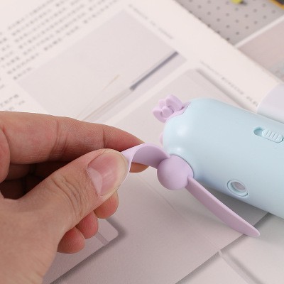 Quạt sạc động vật QS13 cầm tay dễ thương
