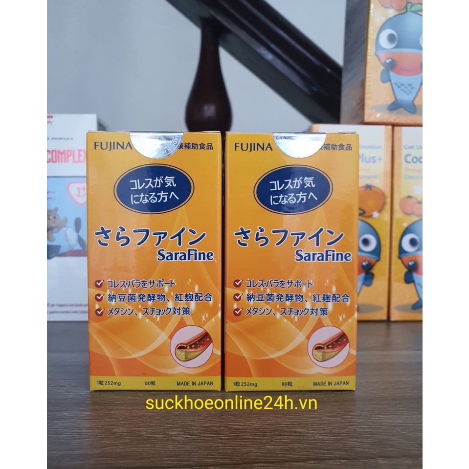 Viên hạ mỡ máu SARAFINE - Nhật Bản
