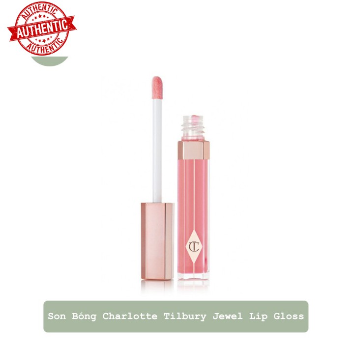 [Voucher chiết khấu sỉ mỹ phẩm chính hãng] Son Bóng Charlotte Tilbury Jewel Lip Gloss - Bunny Beauty hàng đủ Bill