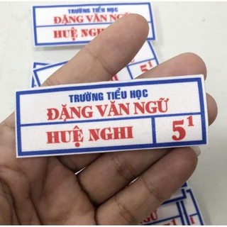  phù hiệu học sinh in theo yêu cầu 