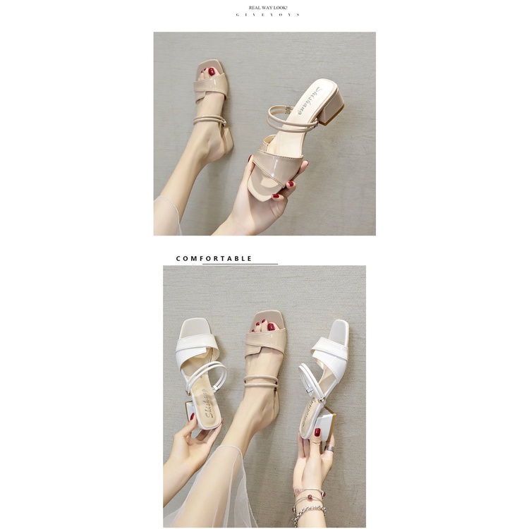 Dép Sandal Cao Gót Thời Trang Mùa Hè 2022 FT7007